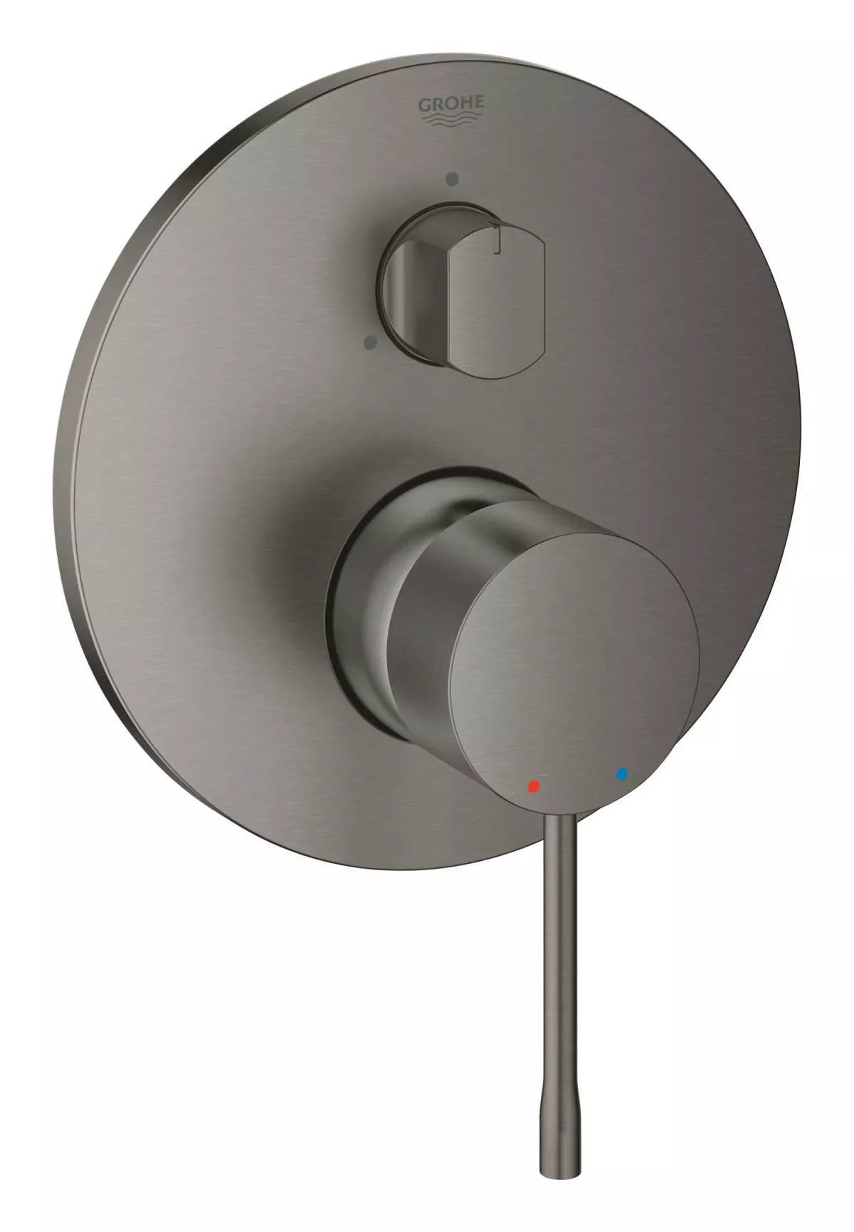 Unitate comanda Grohe 24169AL1, Essence, aparenta, 3 iesiri, diverter, necesita valva, mat, grafit