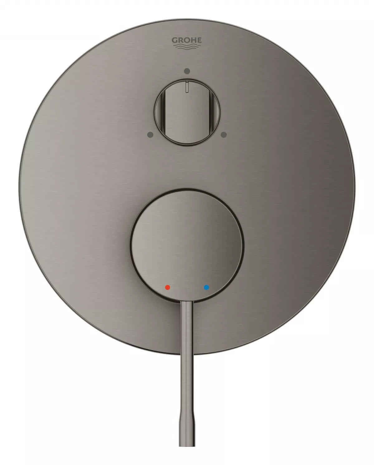 Unitate comanda Grohe 24169AL1, Essence, aparenta, 3 iesiri, diverter, necesita valva, mat, grafit