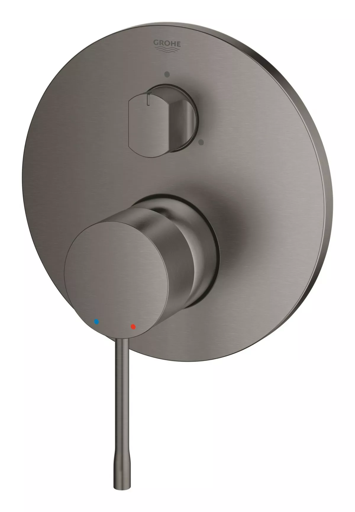Unitate comanda Grohe 24169AL1, Essence, aparenta, 3 iesiri, diverter, necesita valva, mat, grafit