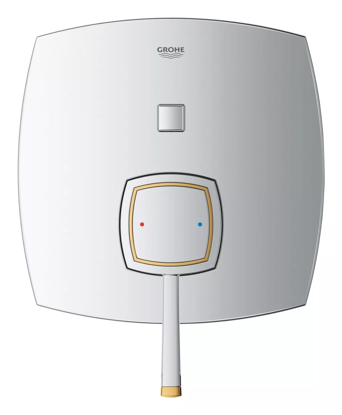 Unitate comanda Grohe 24068IG0, Grandera, 1/2'', 2 iesiri, necesita valva, crom / auriu