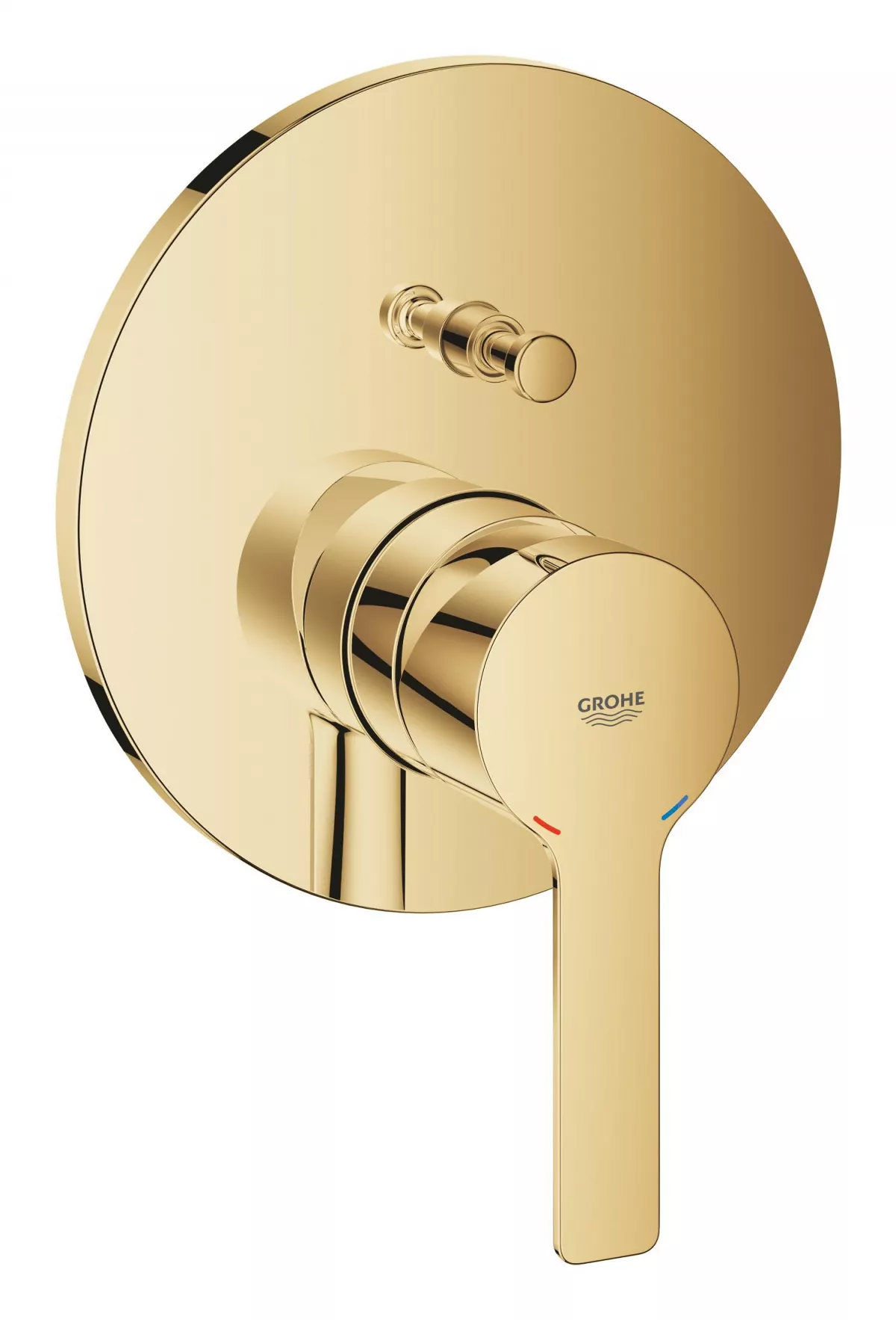 Unitate comanda Grohe 24064GL1, Lineare, 2 iesiri, diverter, necesita valva, lucios, auriu