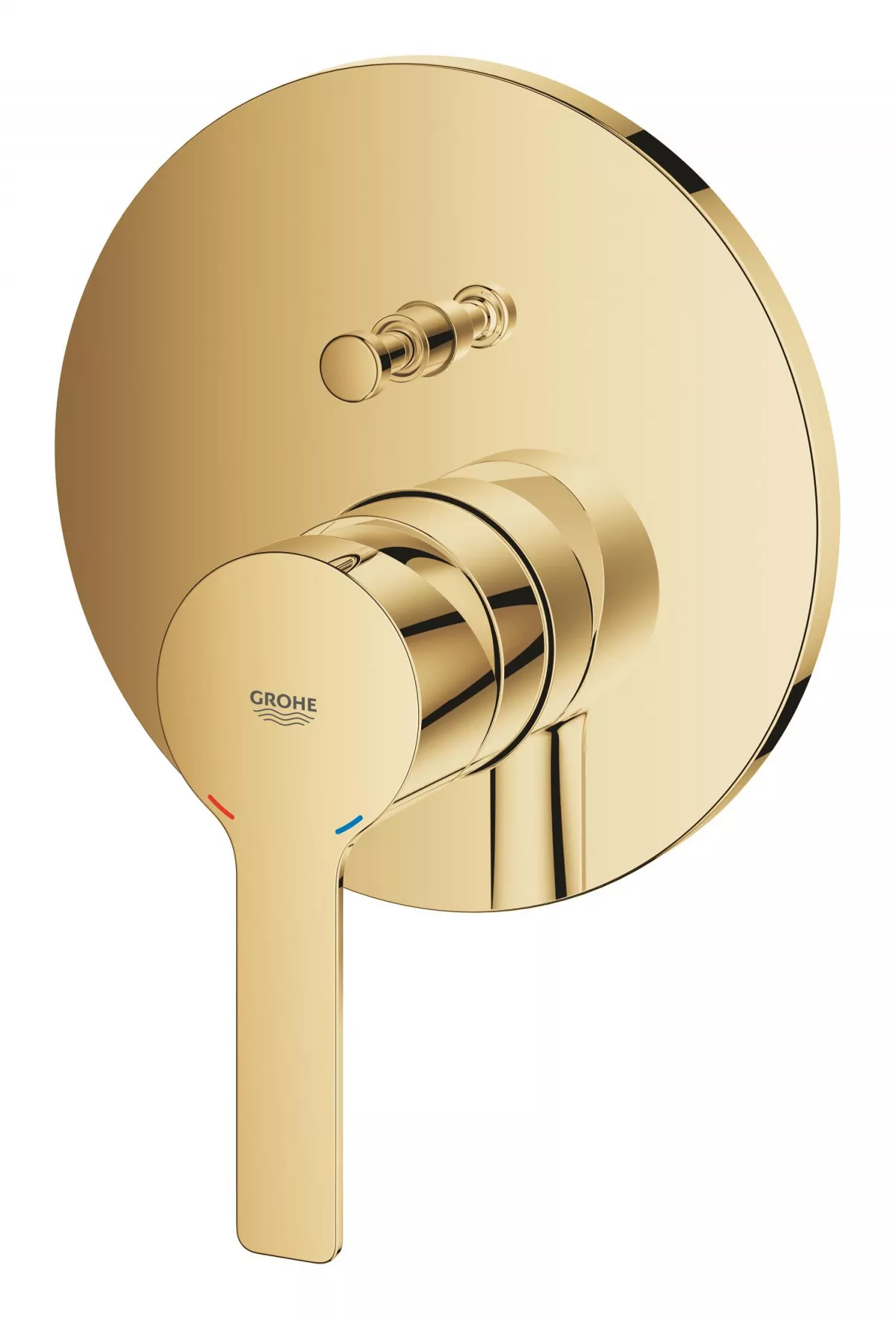 Unitate comanda Grohe 24064GL1, Lineare, 2 iesiri, diverter, necesita valva, lucios, auriu