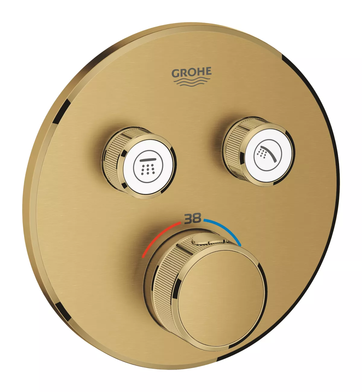 Unitate control Grohe 29119GN0, Grohtherm Smartcontrol, 1/2'', 2 iesiri, termostat, incastrat