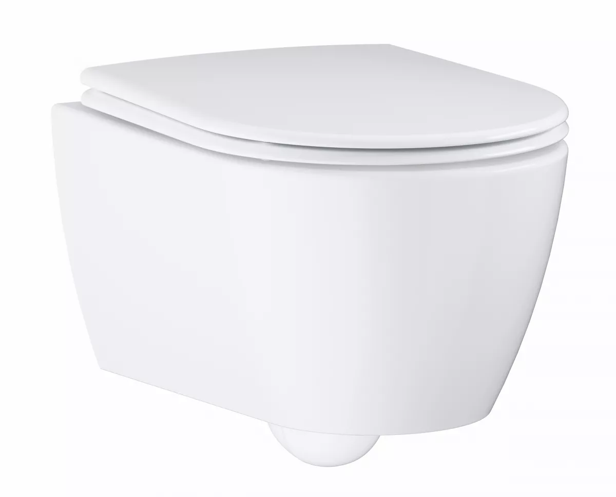 Vas WC Grohe 3957100H, Essence, suspenda, rimless, anti-aderent,anti-bacterian, alb