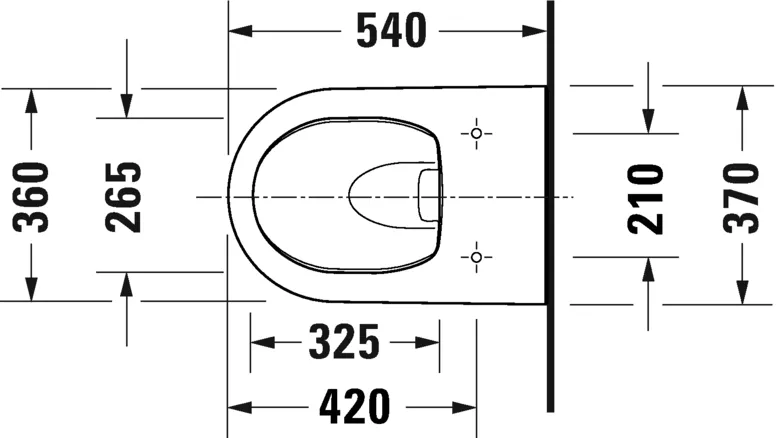 Set vas WC Duravit 45910920A1, Soleil by Starck, montaj suspendat, zona montaj interior, tip clatire jet de apa, alb [5]