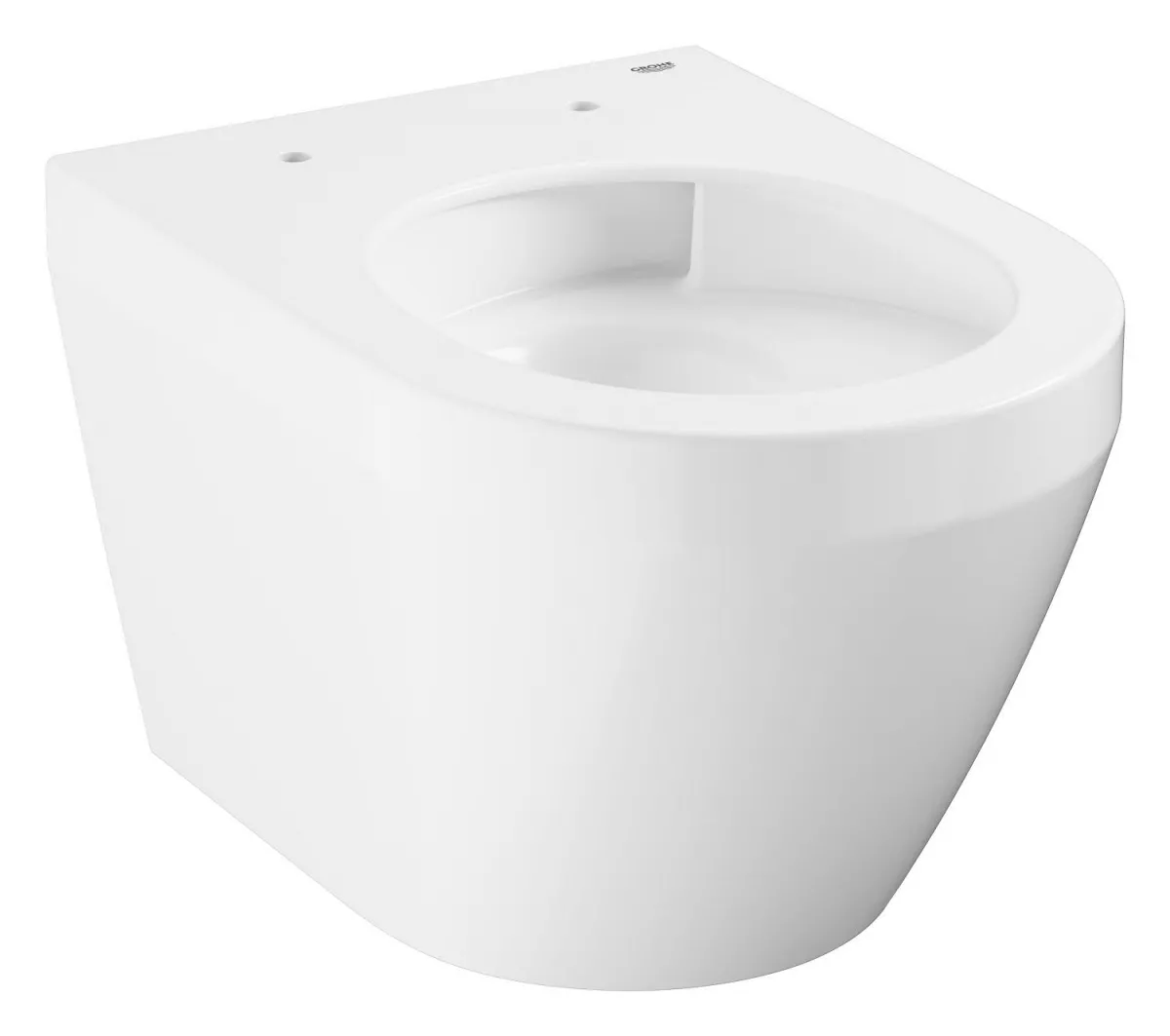 WC Grohe 102486SH00, Euro Ceramic, pe perete, Rimless, compact, fara capac, alb