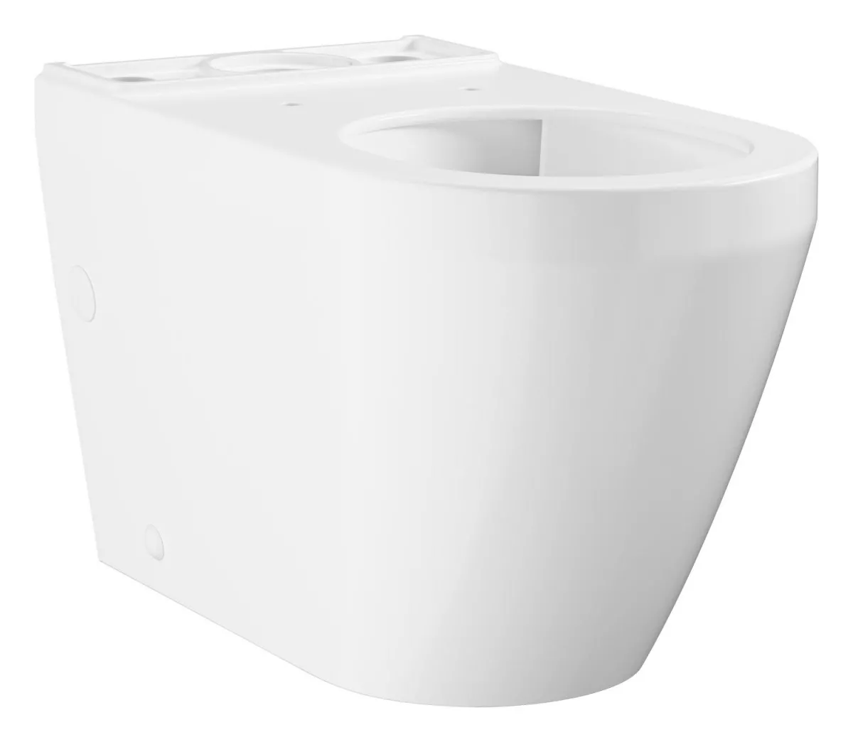 WC Grohe 102489SH00, Euro Ceramic, pe podea, Rimless, fara capac/rezervor, alb