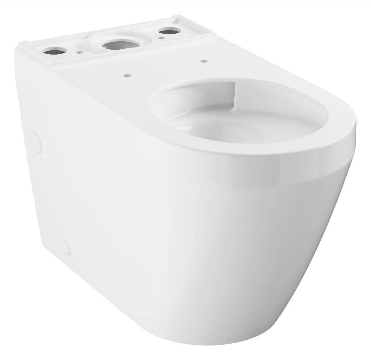 WC Grohe 102489SH00, Euro Ceramic, pe podea, Rimless, fara capac/rezervor, alb