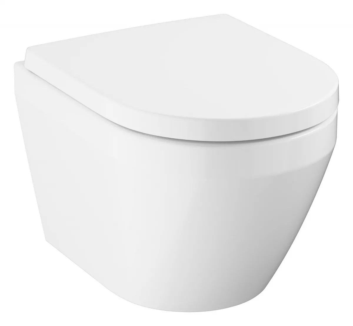 WC Grohe 102509SH00, Euro Ceramic, suspendat, Rimless, capac SoftClose, alb