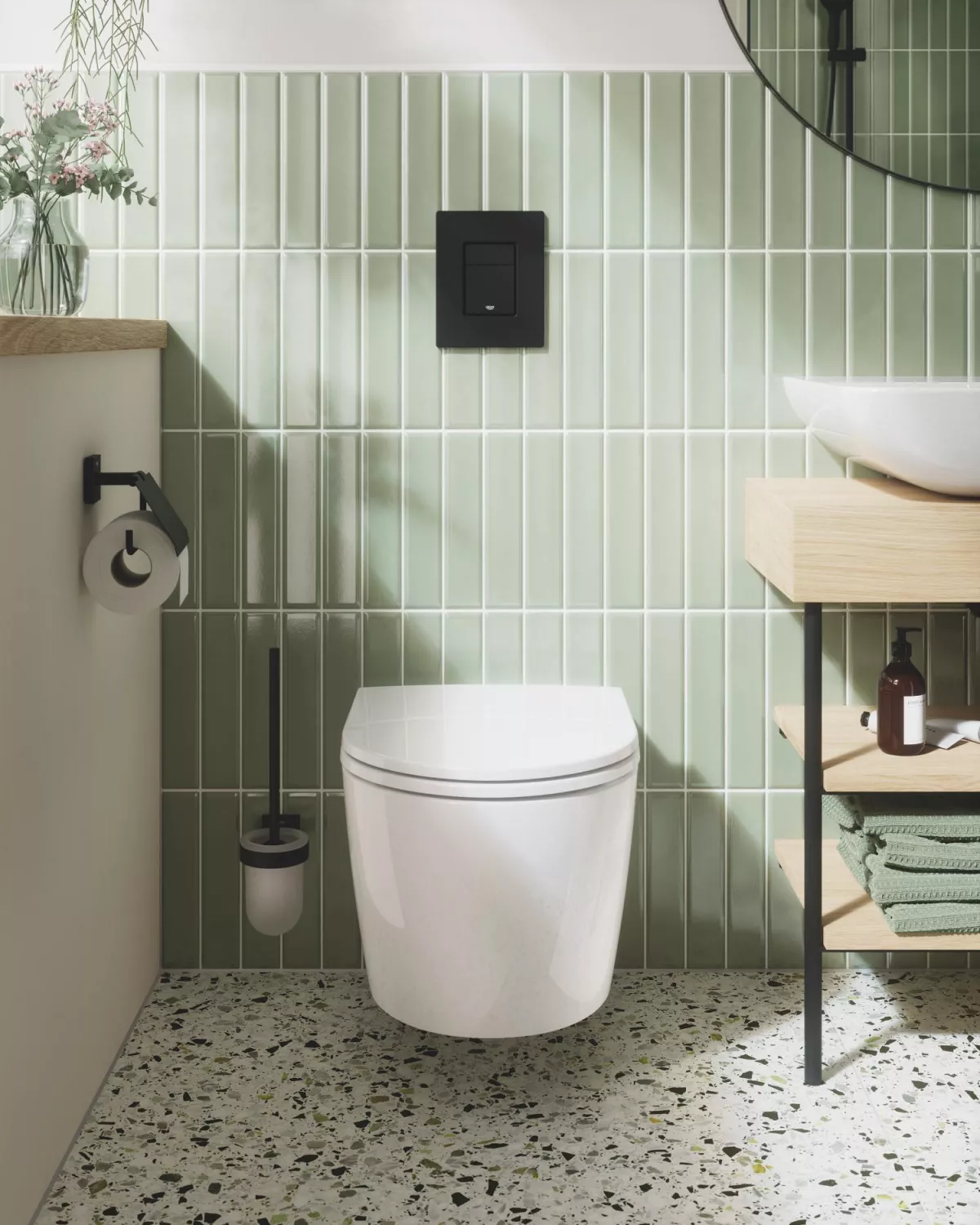 WC Grohe 103848SH00, Start, suspendat, rimless, capac softclose, alb