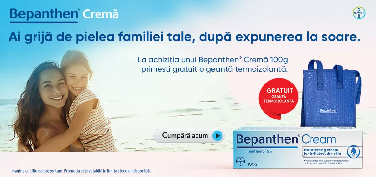 Bepanthen crema 100 g + geanta termo