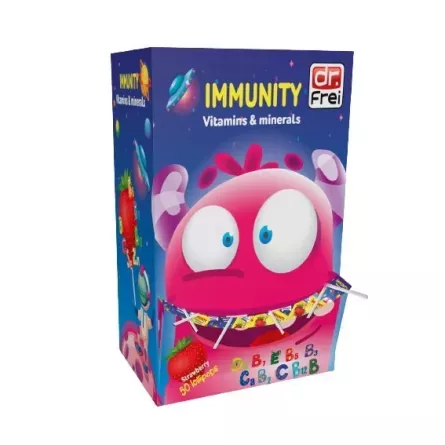 ACADELE IMMUNITY DR.FREI CU AROMA DE CAPSUNI * 50 BUC