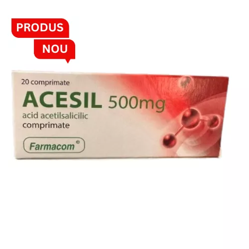 ACESIL 500 MG, 20 COMPRIMATE, FARMACOM PRODUCTIE, [],farmacom.ro