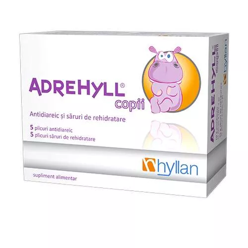 ADREHYLL COPII * 5 PLICURI ANTIDIAREICE+ 5 PLICURI SARURI REHIDRATARE, [],farmacom.ro