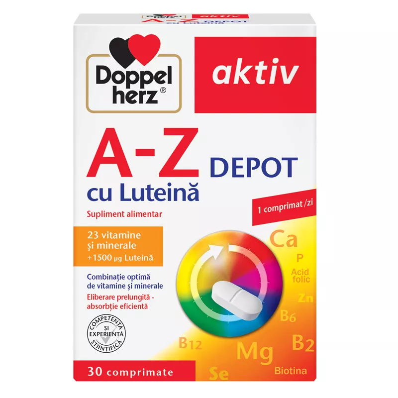 AKTIV A-Z DEPOT LUTEINA * 30 CPR DOPPELHERZ, [],farmacom.ro