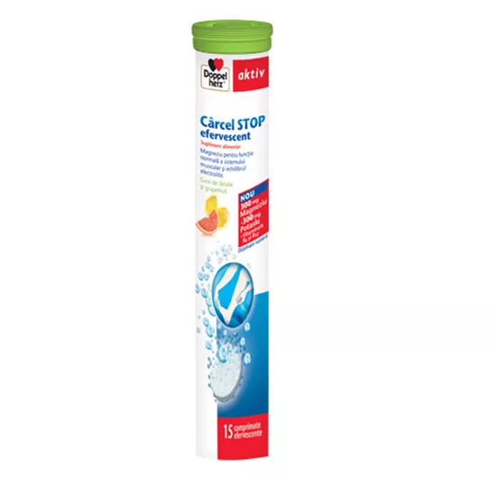 AKTIV CARCEL STOP * 15 COMPRIMATE EFERVESCENTE, DOPPELHERZ, [],farmacom.ro