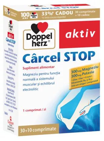 AKTIV CARCEL STOP * 30 CPR+10 CPR DOPPELHERZ, [],farmacom.ro