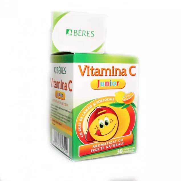 VITAMINA C JUNIOR * 30 CPR.MAST BERES, [],farmacom.ro