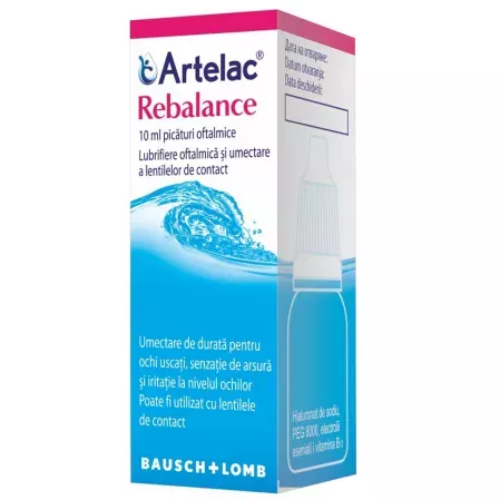 ARTELAC REBALANCE * 10 ML SOLUTIE OFTALMICA