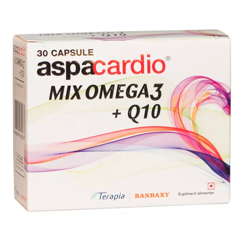 ASPACARDIO MIX OMEGA 3+ Q10, [],farmacom.ro