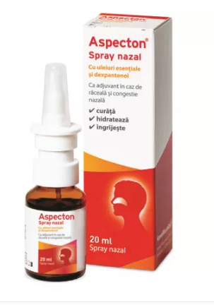 Aspecton Spray Nazal, 20 ml, Krewel, [],farmacom.ro