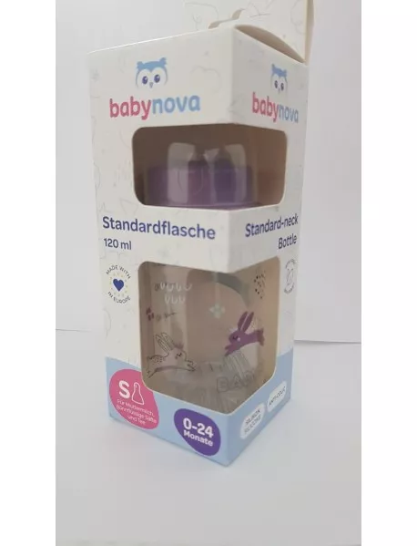 BABY NOVA BIBERON PP FARA BPA DECOR ANIMALE * 120 ML 46010