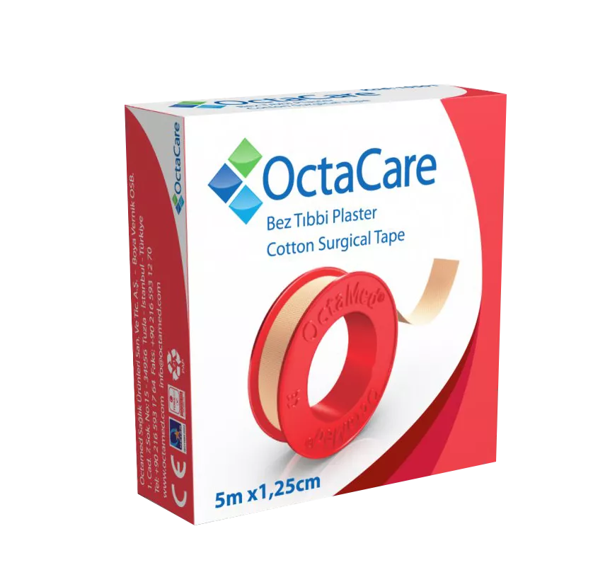 BANDA ADEZIVA TEXTILA 1.25 CM * 5 M  OCTA 10501, [],farmacom.ro