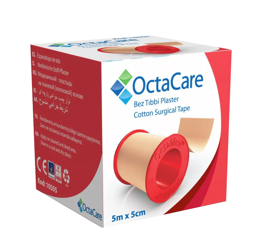BANDA ADEZIVA TEXTILA 5 CM * 5 M OCTA 10505, [],farmacom.ro