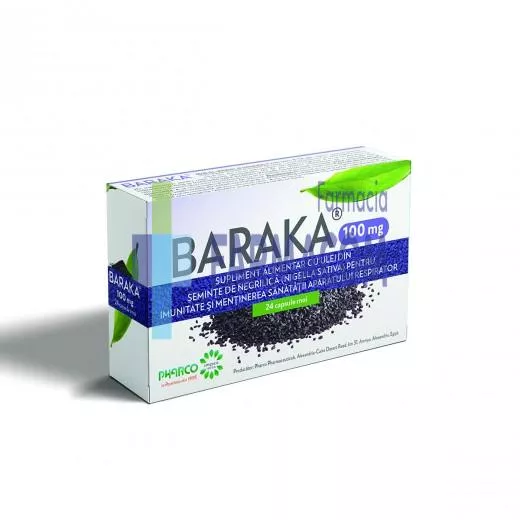 BARAKA 100 MG * 24 CPS, [],farmacom.ro