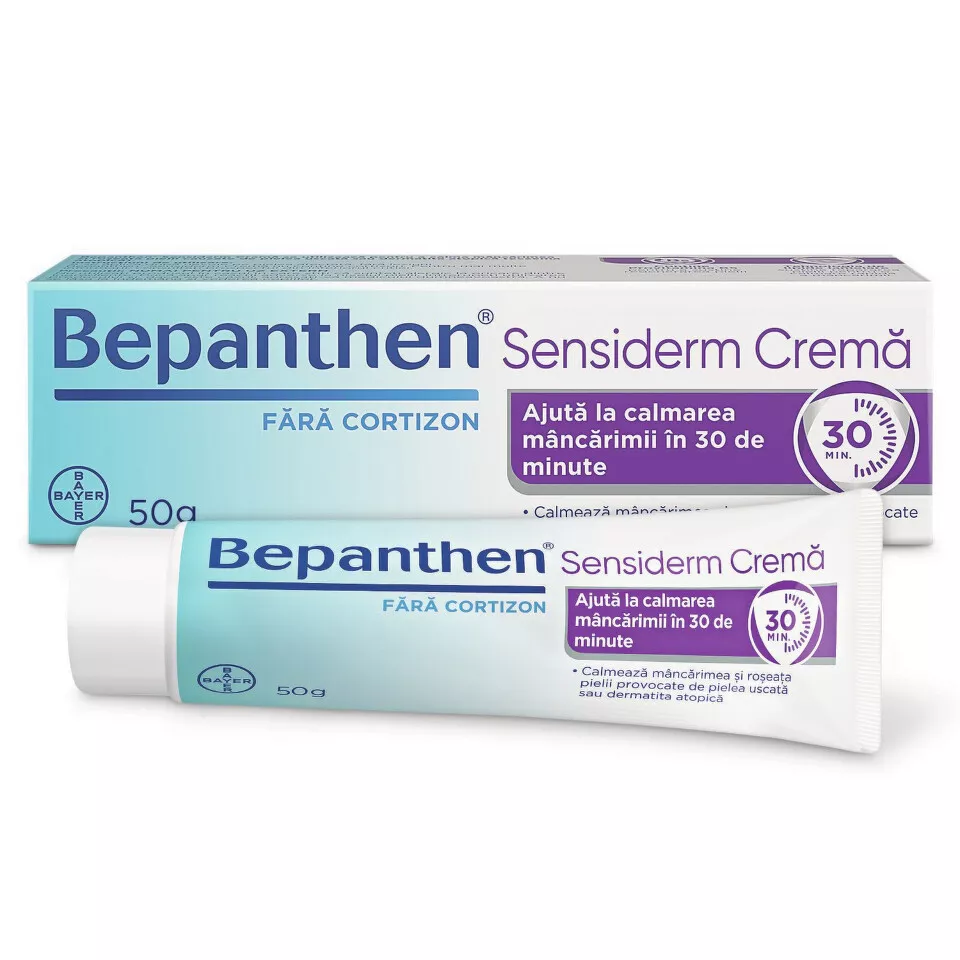 BEPANTHEN CREMA SENSIDERM, 50G, BAYER, [],farmacom.ro