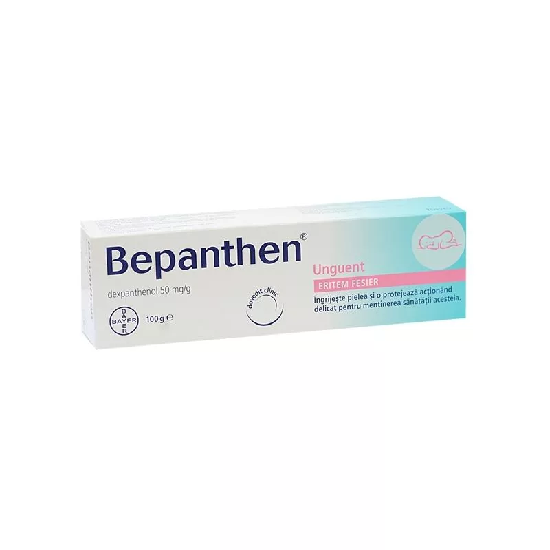 Bepanthen unguent pentru iritatiile de scutec, 100 g, Bayer, [],farmacom.ro