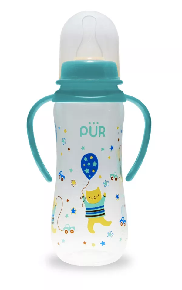 BIBERON CU DESEN SI MANER 6+ LUNI PUR * 250 ML 9014, [],farmacom.ro