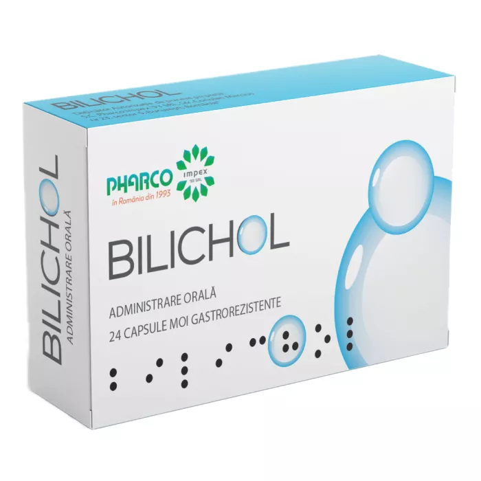 Bilichol, 24 capsule, Pharco, [],farmacom.ro
