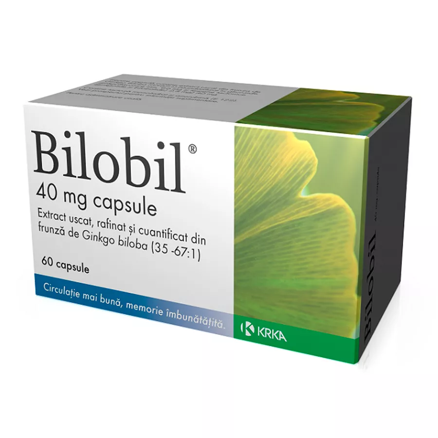 BILOBIL 40 MG * 60 CPS, [],farmacom.ro
