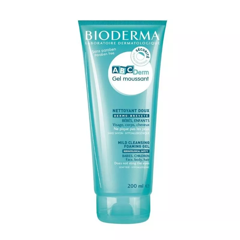 BIODERMA ABCDERM GEL SPUMANT, 200 ML, [],farmacom.ro