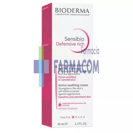 BIODERMA SENSIBIO DEFENSIVE RICHE * 40 ML 4469, [],farmacom.ro