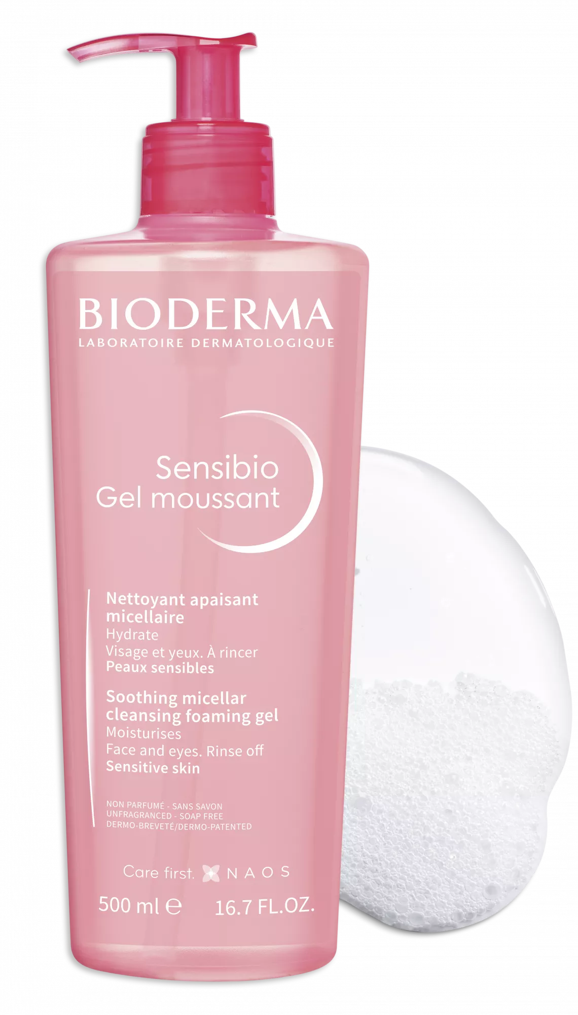 BIODERMA SENSIBIO GEL SPUMANT * 500 ML, [],farmacom.ro