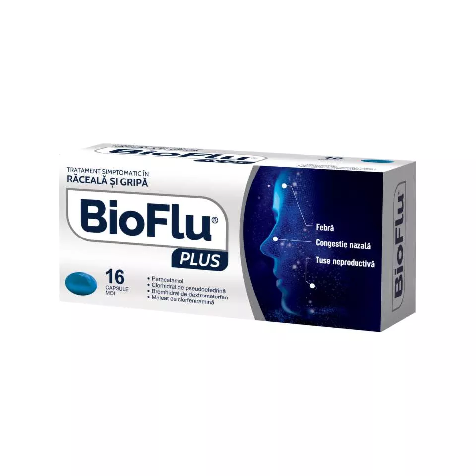 BIOFLU PLUS * 16 CPS GEL MOI, [],farmacom.ro