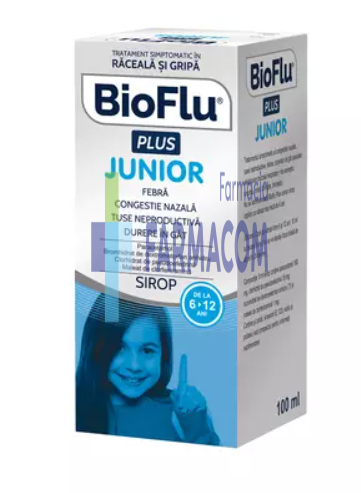 BIOFLU PLUS JUNIOR * 100 ML, [],farmacom.ro