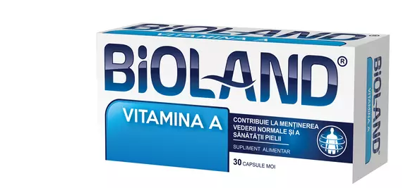 Bioland Vitamina A, 30 capsule moi, Biofarm, [],farmacom.ro