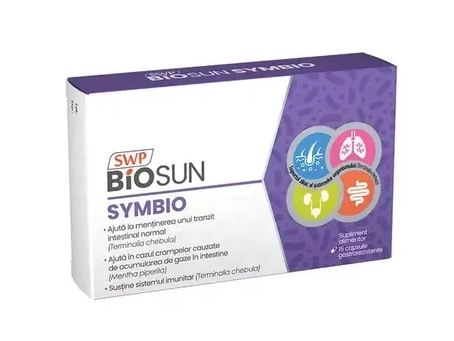 BIO-SUN SYMBIO * 15 CAPSULE, [],farmacom.ro