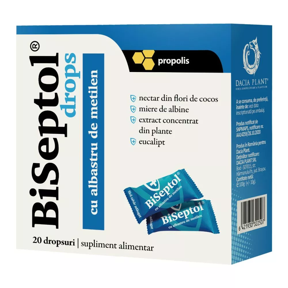 BISEPTOL * 20 DROPSURI  DACIA PLANT, [],farmacom.ro