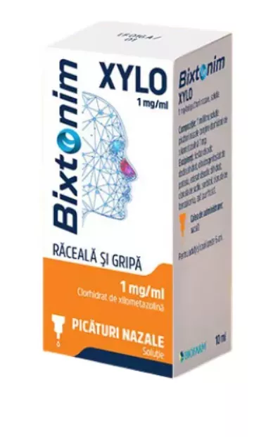 BIXTONIM XYLO 1MG/ML * 10 ML PICATURI, [],farmacom.ro