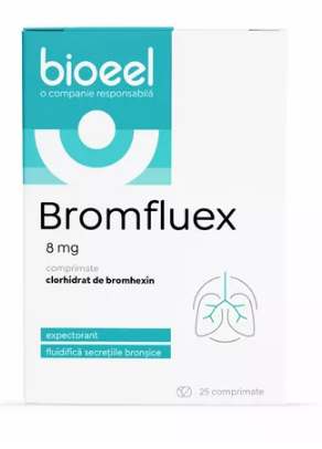 Bromfluex 8 mg, 25 comprimate, Bioeel, [],farmacom.ro
