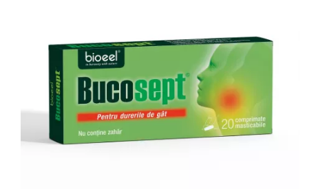 Bucosept, 20 comprimate, Bioeel, [],farmacom.ro