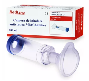 CAMERA DE INHALARE CU MASCA COPII * 180 ML REDLINE, [],farmacom.ro