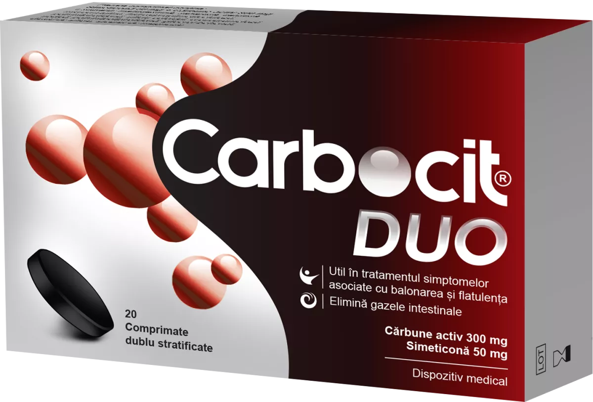 CARBOCIT DUO * 20 COMPRIMATE DUBLU STRATIFICATE, BIOFARM, [],farmacom.ro