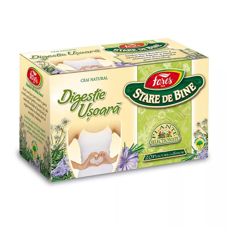 CEAI DIGESTIE USOARA X 20 PLIC. FARES, [],farmacom.ro