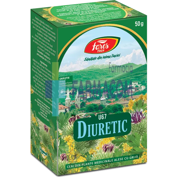 Ceai Diuretic U67, 50 g, Fares