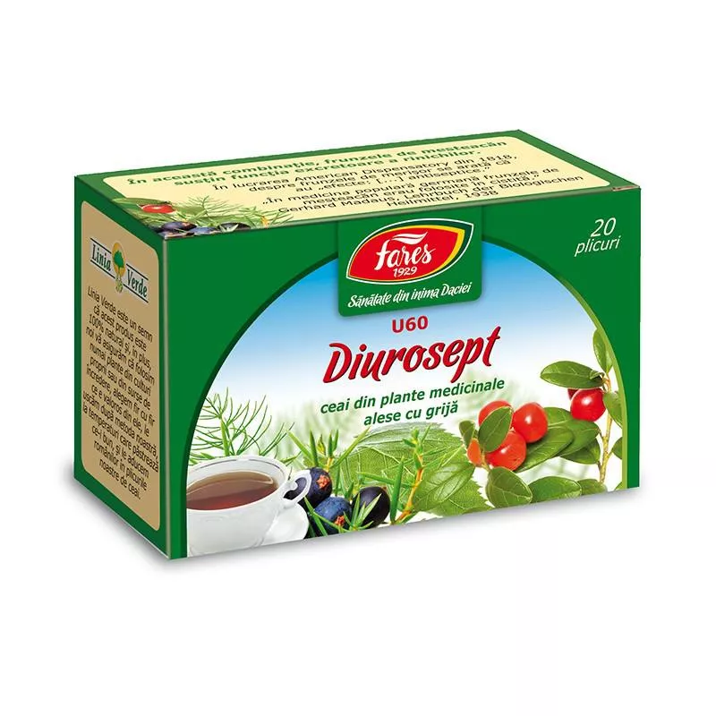 CEAI DIUROSEPT, 20 PLICULETE, FARES, [],farmacom.ro